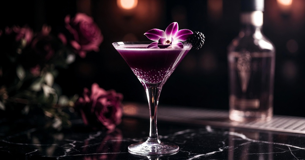 블랙 오키드 마티니 황금 레시피 &amp; 스토리 및 완벽한 안주 추천