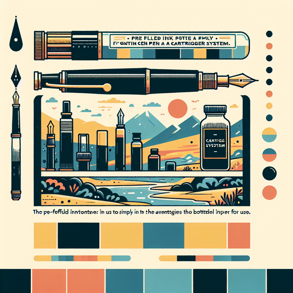 만년필, 카트리지.