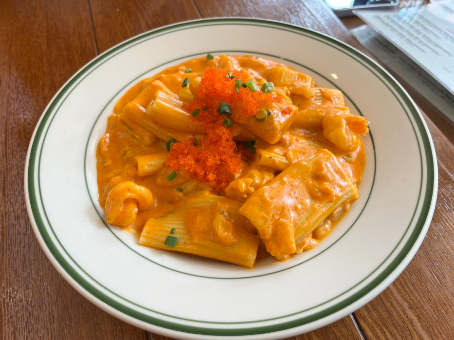 매운 새우 로제 리가토니