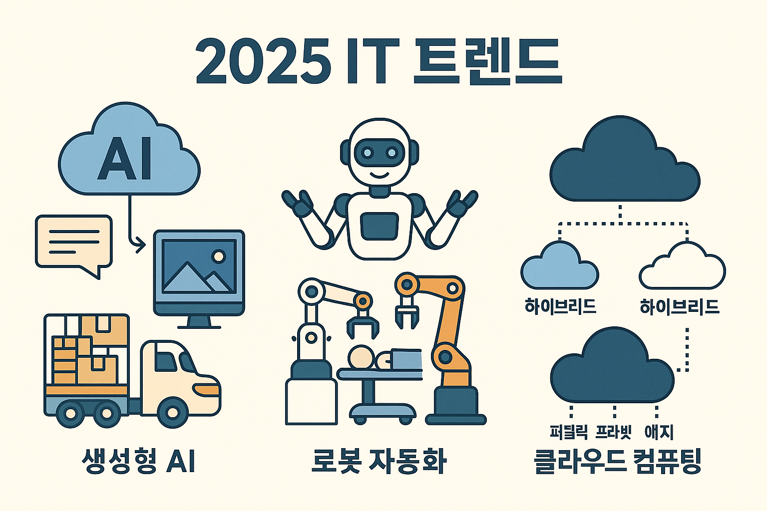 요즘 핫한 IT 신기술 정리 – AI, 로봇, 클라우드