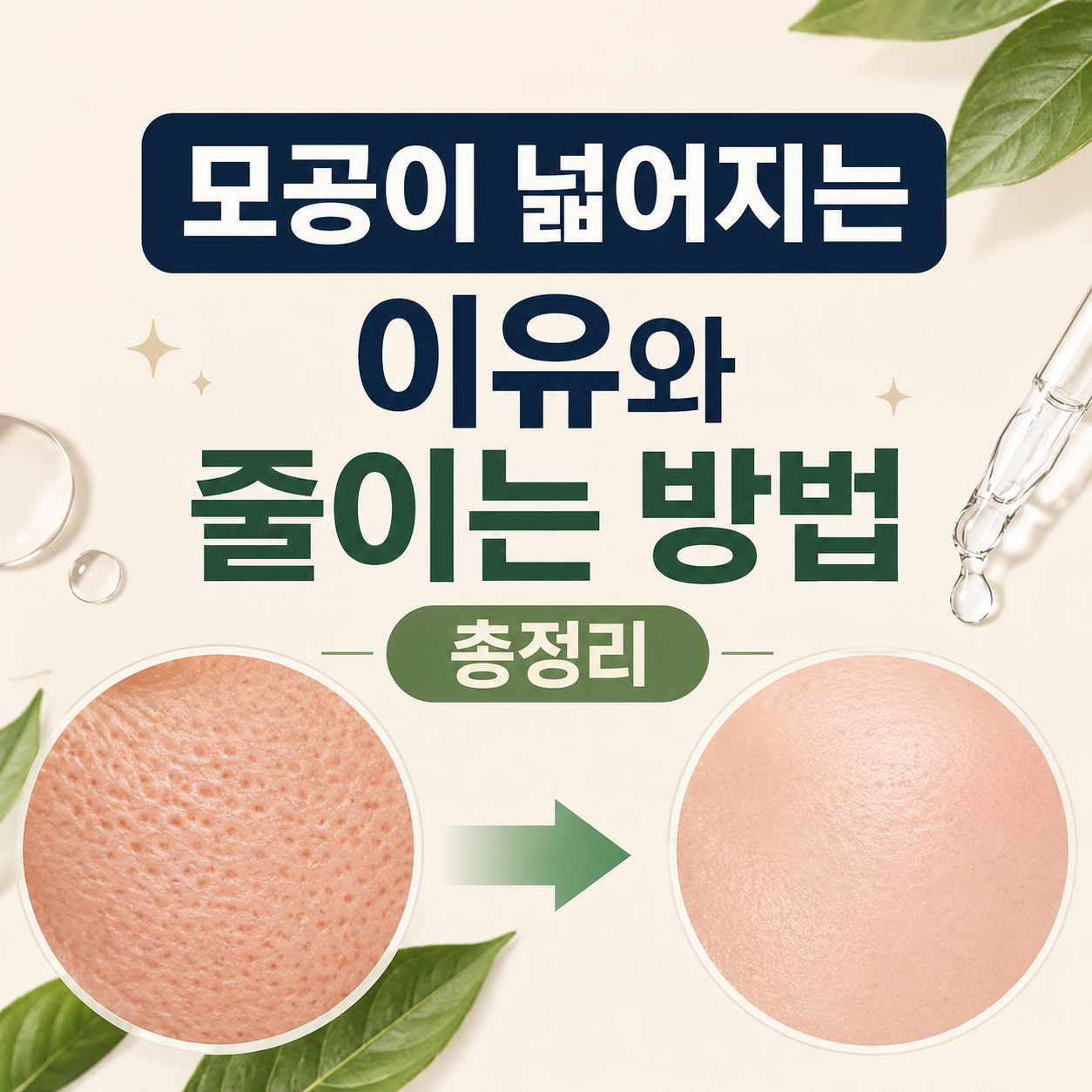 모공이 넓어지는 이유와 줄이는 방법