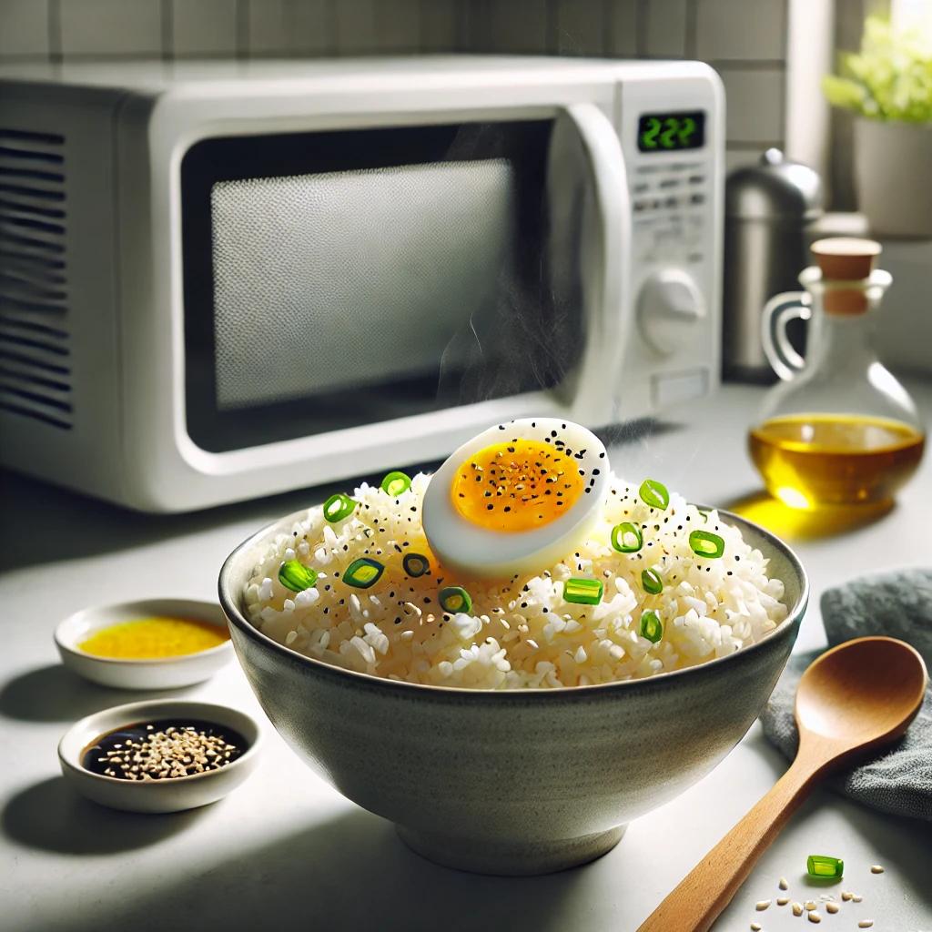 전자레인지 4분!! 다이어트 마약계란밥 만들기