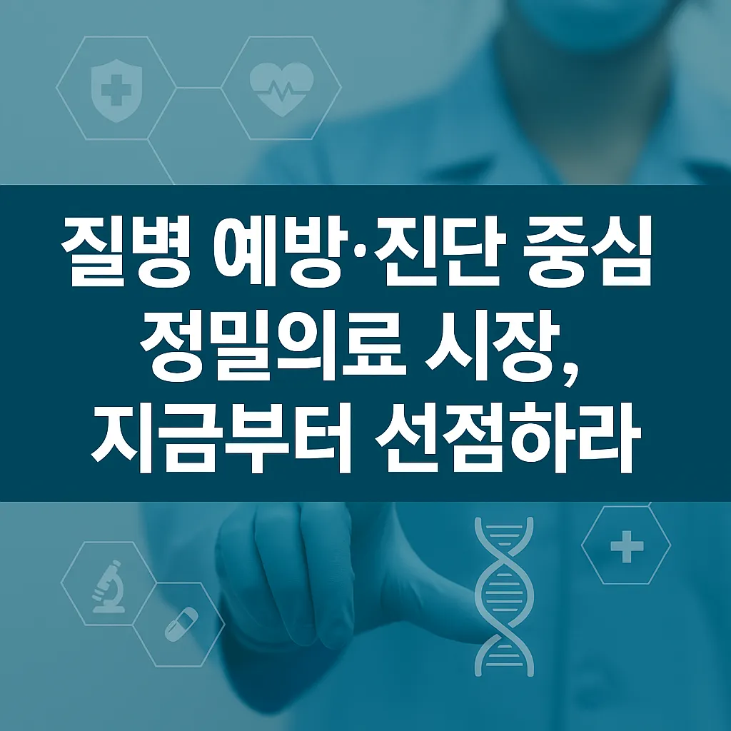 질병 예방&middot;진단 중심 정밀의료 시장 선점