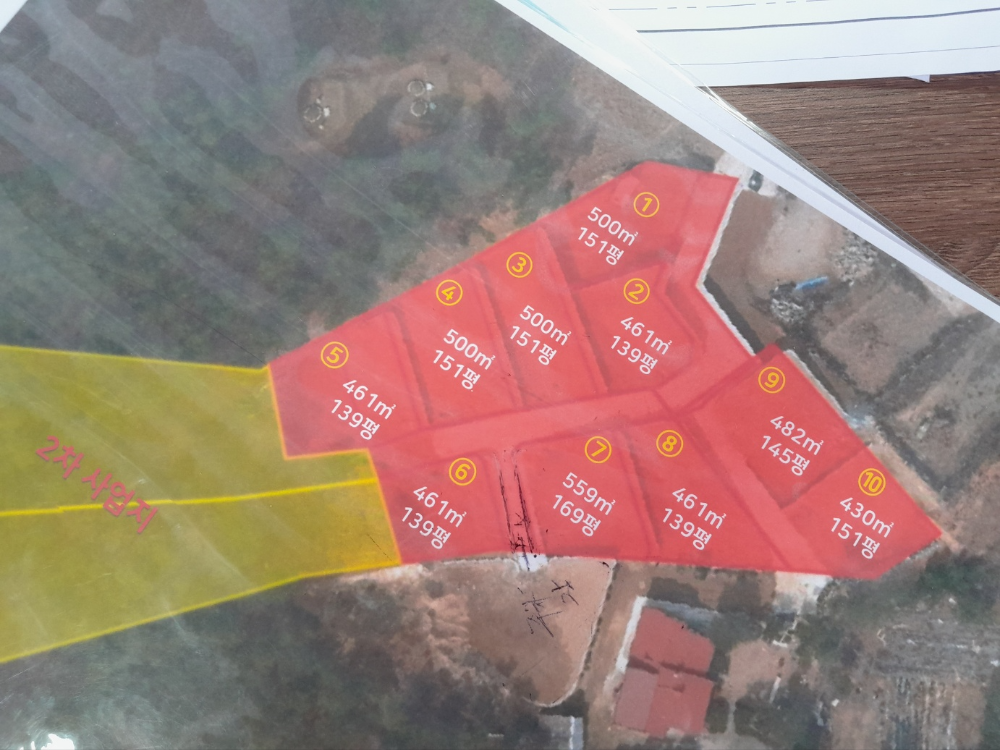 양평군 강하면 운심리 강변 아리수 마을 필지