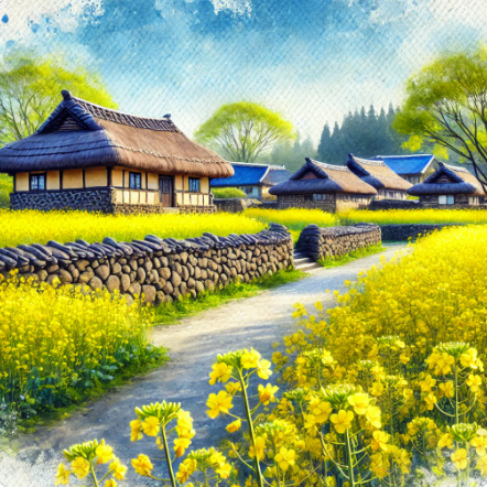 제주 유채꽃 명소 성읍민속마을 1