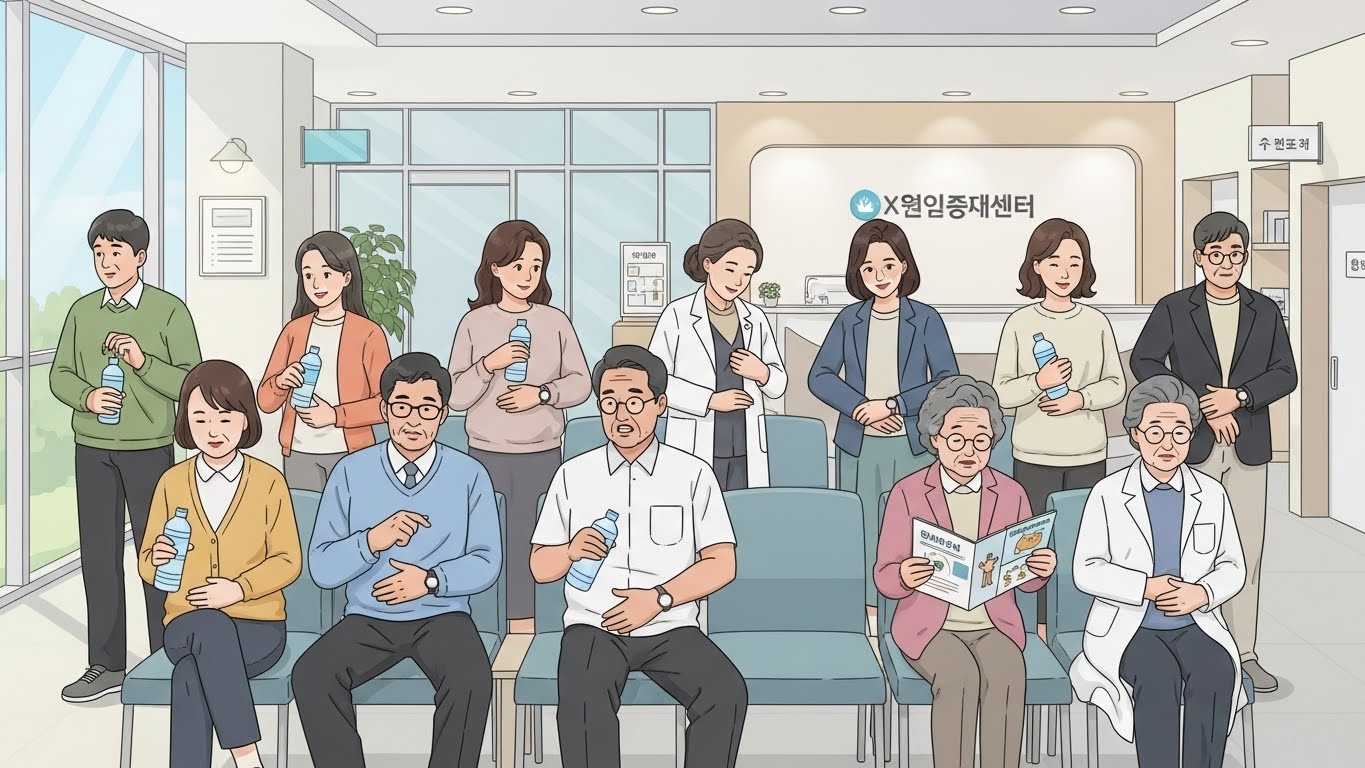 건강검진 전 금식 시간 및 주의사항 인포그래픽