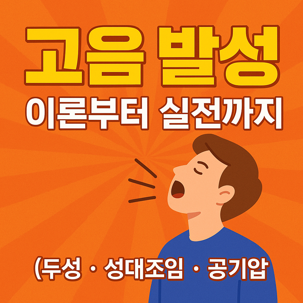고음 발성 이론부터 실전까지 (두성, 성대조임, 공기압) 관련 사진