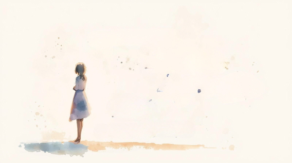 ESFJ 청소년은 모든 사람을 챙기려다 자기 감정을 잃어버리기 쉽습니다. 착하고, 따뜻한 아이로 살기 위해 스스로를 억누르며, 외로움과 자기 부정을 마음 깊이 쌓아갑니다에 관한 그림