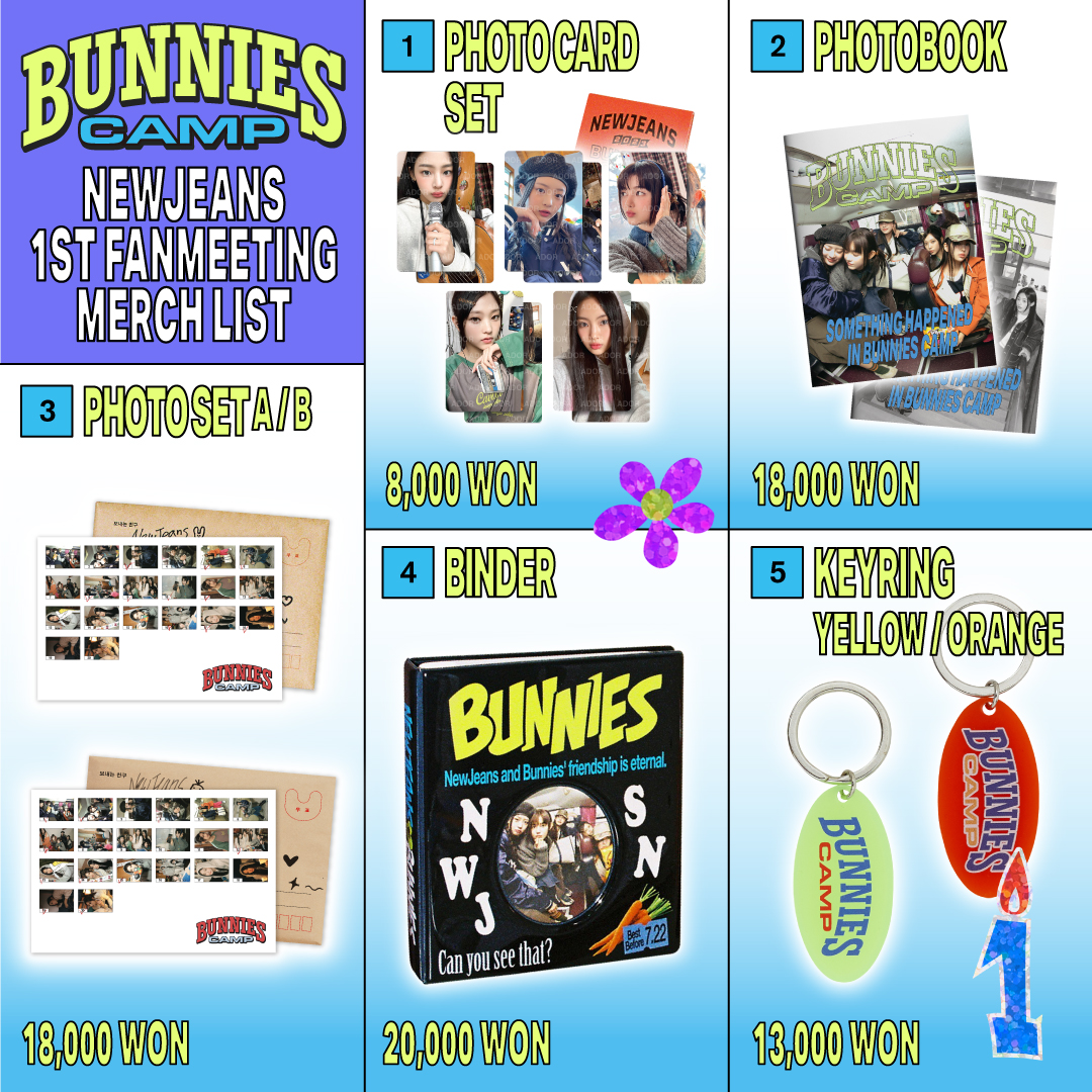 &amp;#39;버니즈 캠프(Bunnies Camp)&amp;#39; 공식 MD(머천다이즈) 