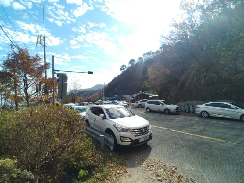 가지산 석남터널 주차