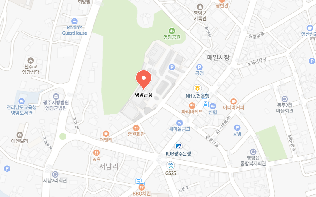영암군 차량등록사업소 위치