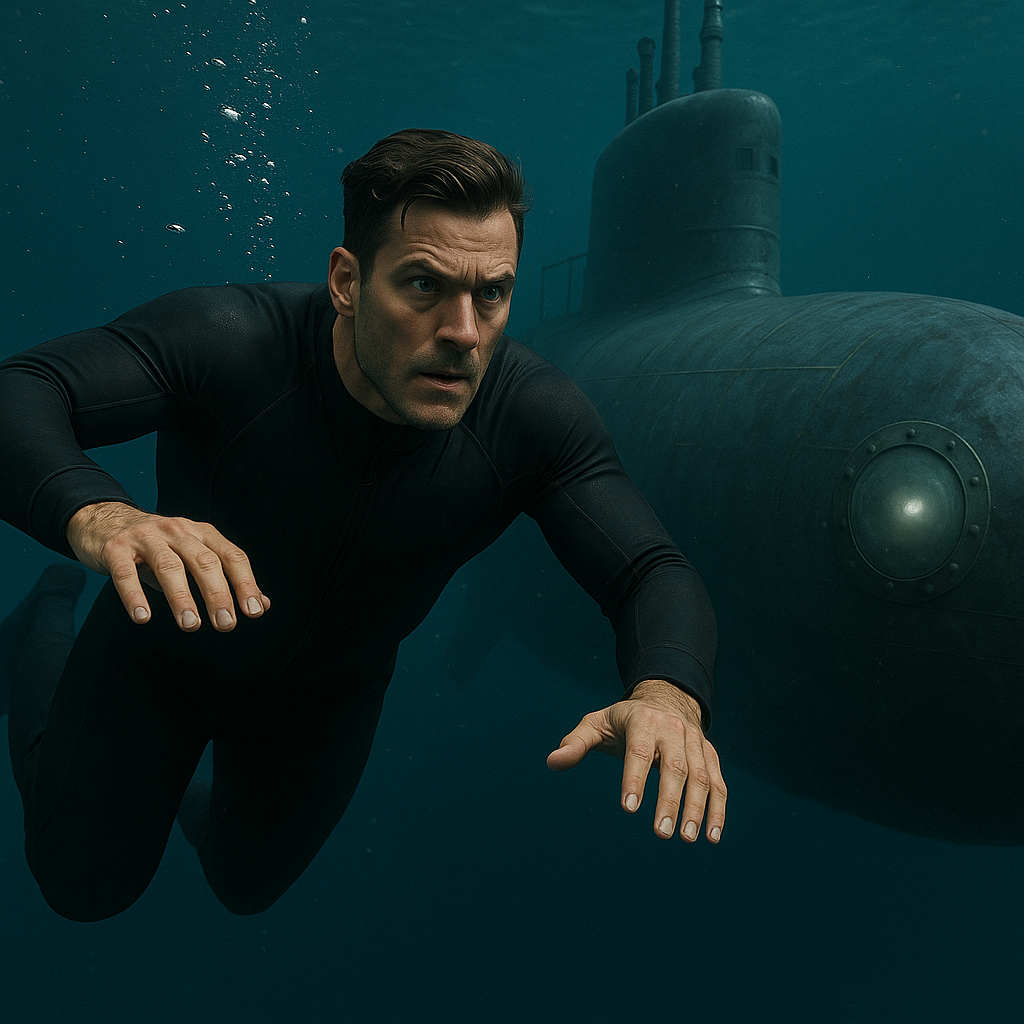 수중 액션 이미지