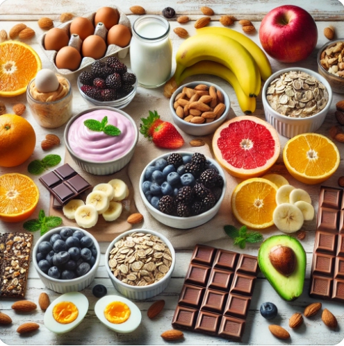 면역력에 좋은 간식 이미지