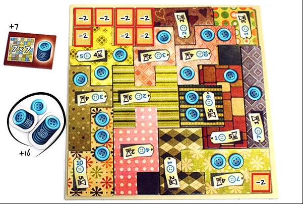 패치워크 - 점수 계산