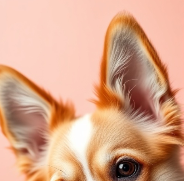 노견 귀 간지러움 관련 이미지