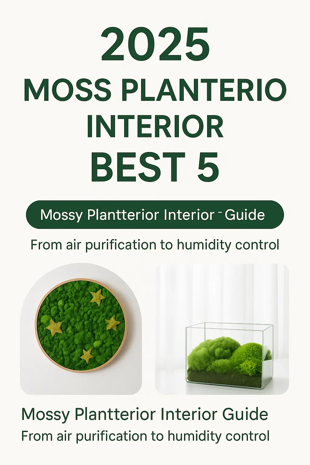    2025 이끼 플랜테리어 인테리어 BEST 5(Mossy Plantterior Interior )
  