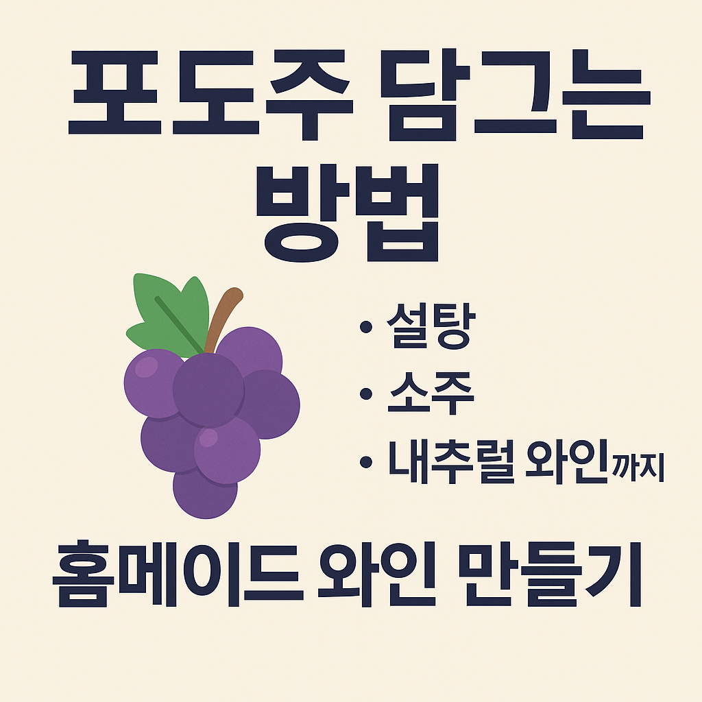 포도주 만들기