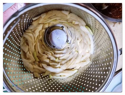 무말랭이 짜기