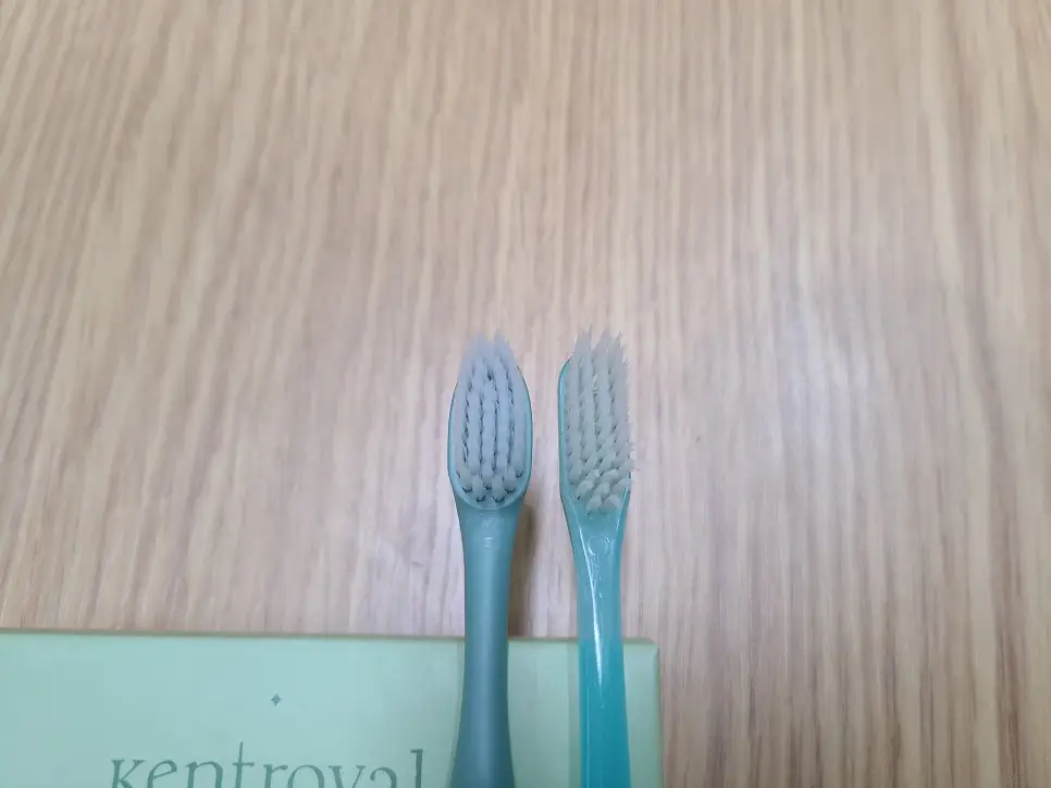 켄트 칫솔 비교 사진