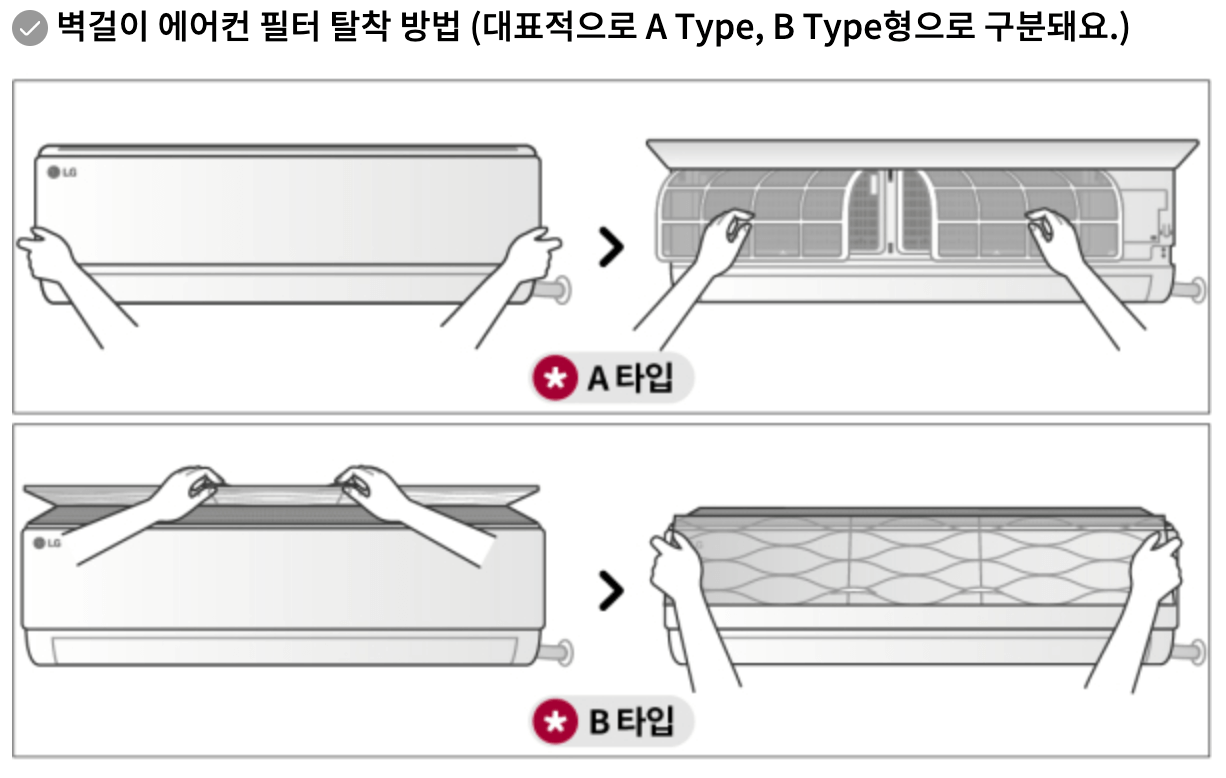 에어컨 냄새 없애는 방법 (곰팡이, 송풍, 청소)
