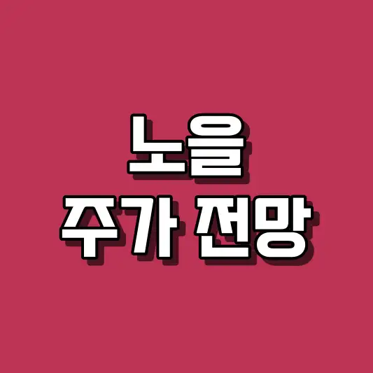 노을 주가 전망