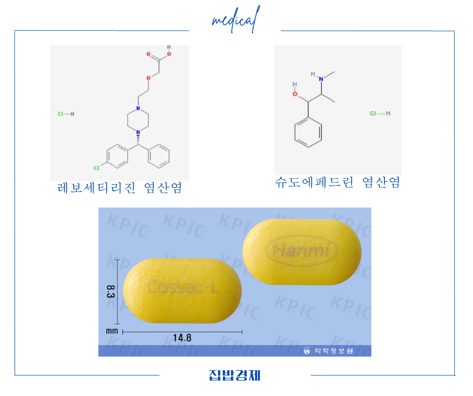 코싹엘정 성분 및 제형