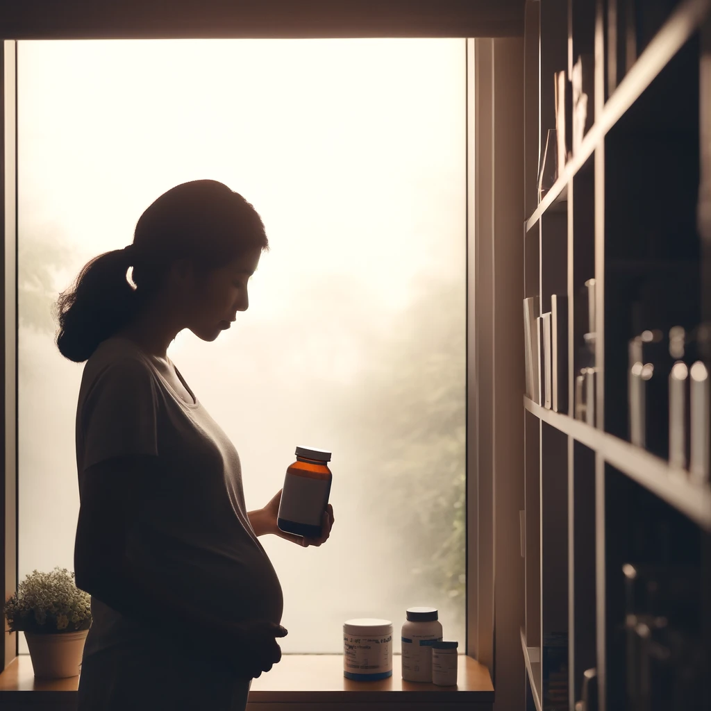 임신 중 약 복용 사진