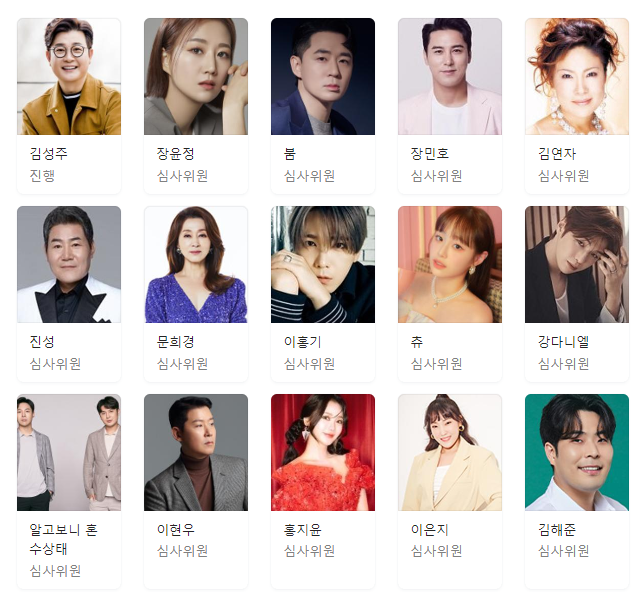 미스터트롯2-출연진