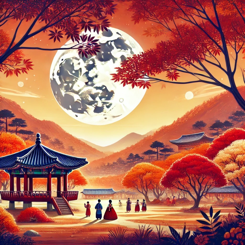 2024 추석 명절 인사 이미지