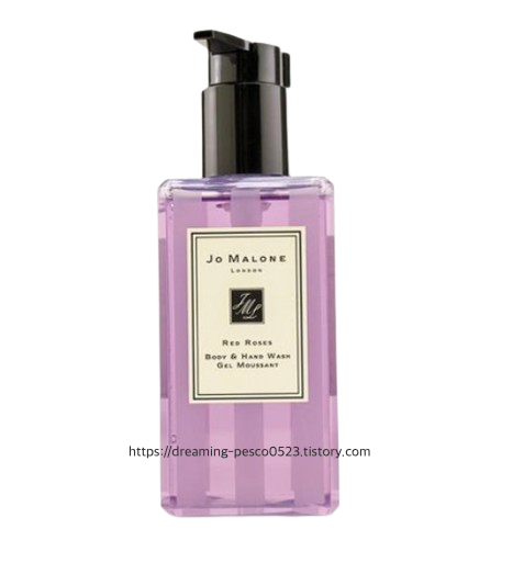 최화정 샤워젤, 조말론 Red Roses Body &amp; Hand Wash 250ml