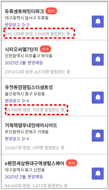 호갱노노-분양-단지별-알림받는인원