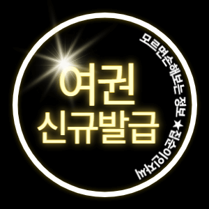 여권신규발급 준비물 수수료비용 한번에 정리