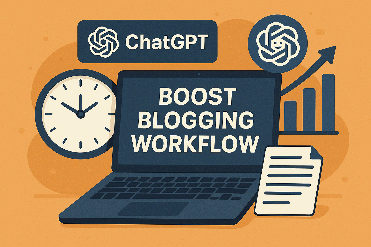 ⚙️ ChatGPT로 블로그 포스팅 속도 3배 높이는 워크플로우 설계법
(AI가 도와주는 스마트 글쓰기 시스템 만들기)