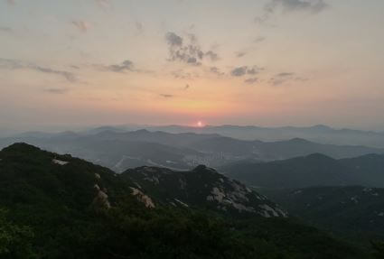 해돋이 명소 서울 (수락산 주봉) 일출 사진