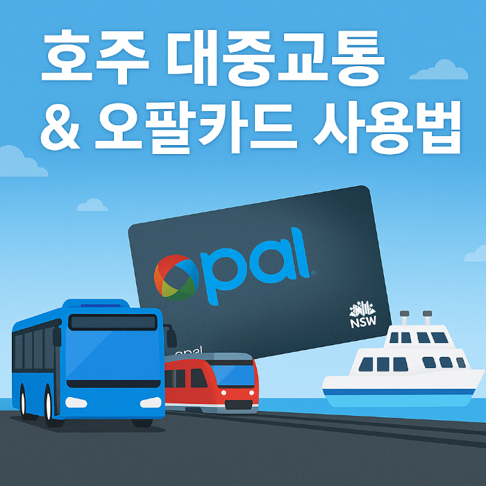 호주 대중교통과 오팔카드 사용법