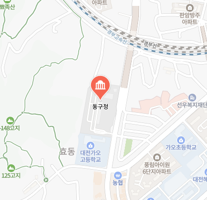 대전 동구청 여권과 위치