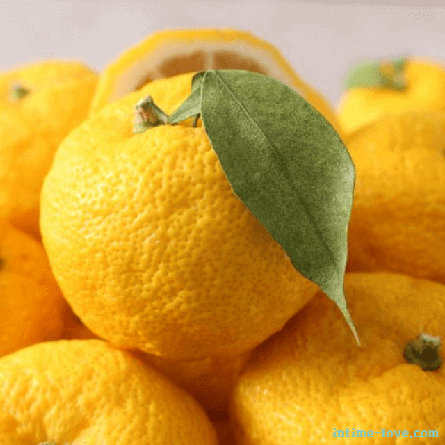 비타민이 풍부한 유자