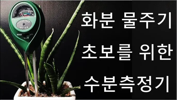 토양수분 측정 수분계사용법 손가락체크 물주기시기 헷갈림 해결_1