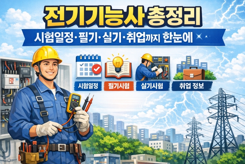전기기능사 총정리, 시험일정&middot;필기&middot;실기&middot;취업까지 한눈에