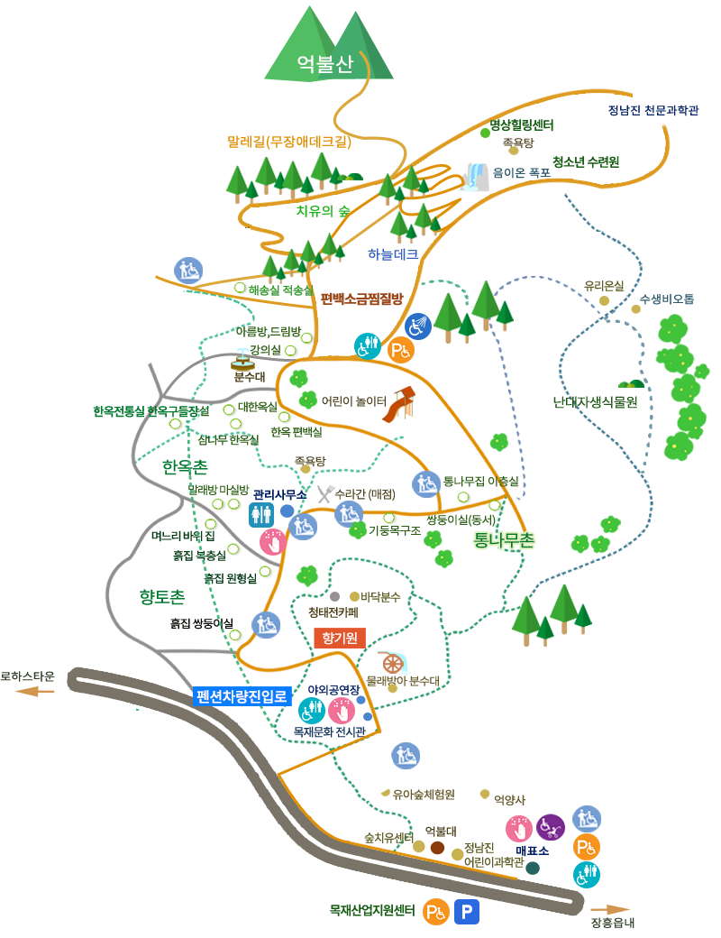 장흥 우드랜드 편백숲