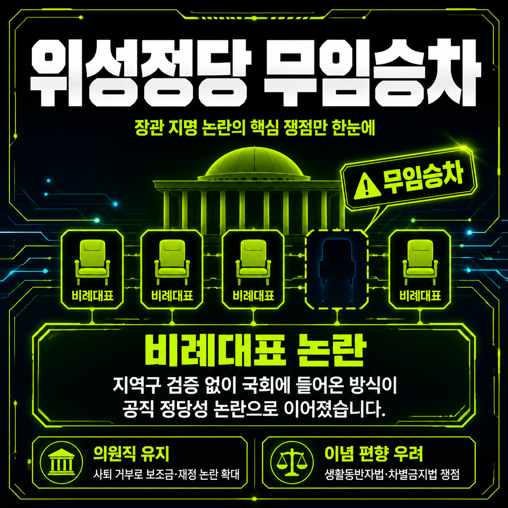 위성정당 무임승차
