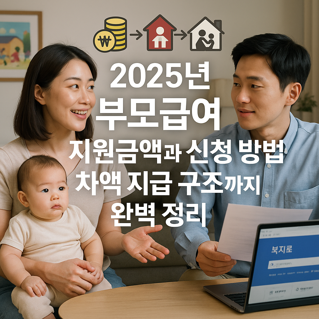 2025년 부모급여 지원금액과 신청 방법 차액 지급 구조까지 완벽 정리
