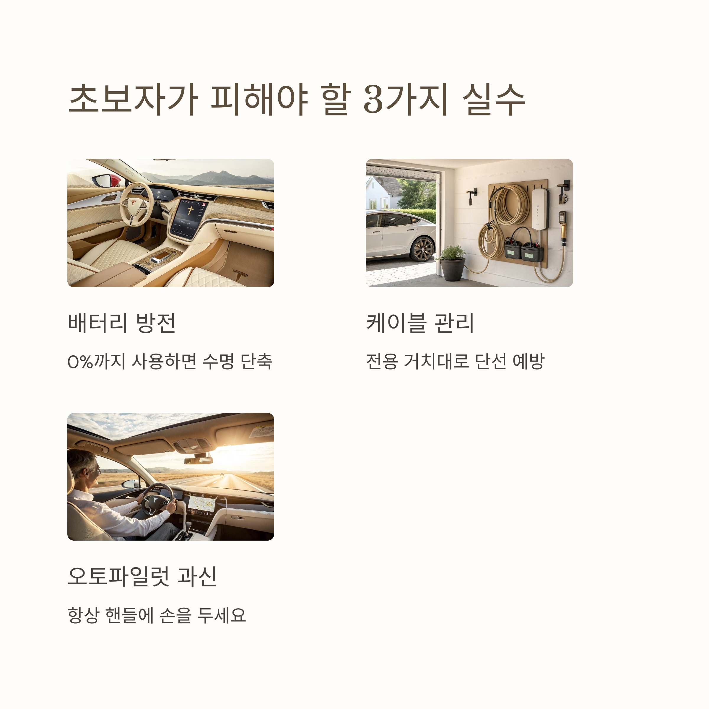 테슬라 초보자를 위한 현실 꿀팁