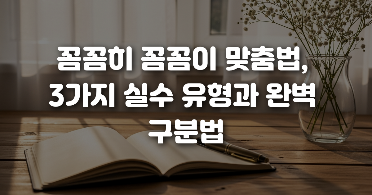 00-꼼꼼히_꼼꼼이_맞춤법_3가지_실수_유형과_완벽_구분법