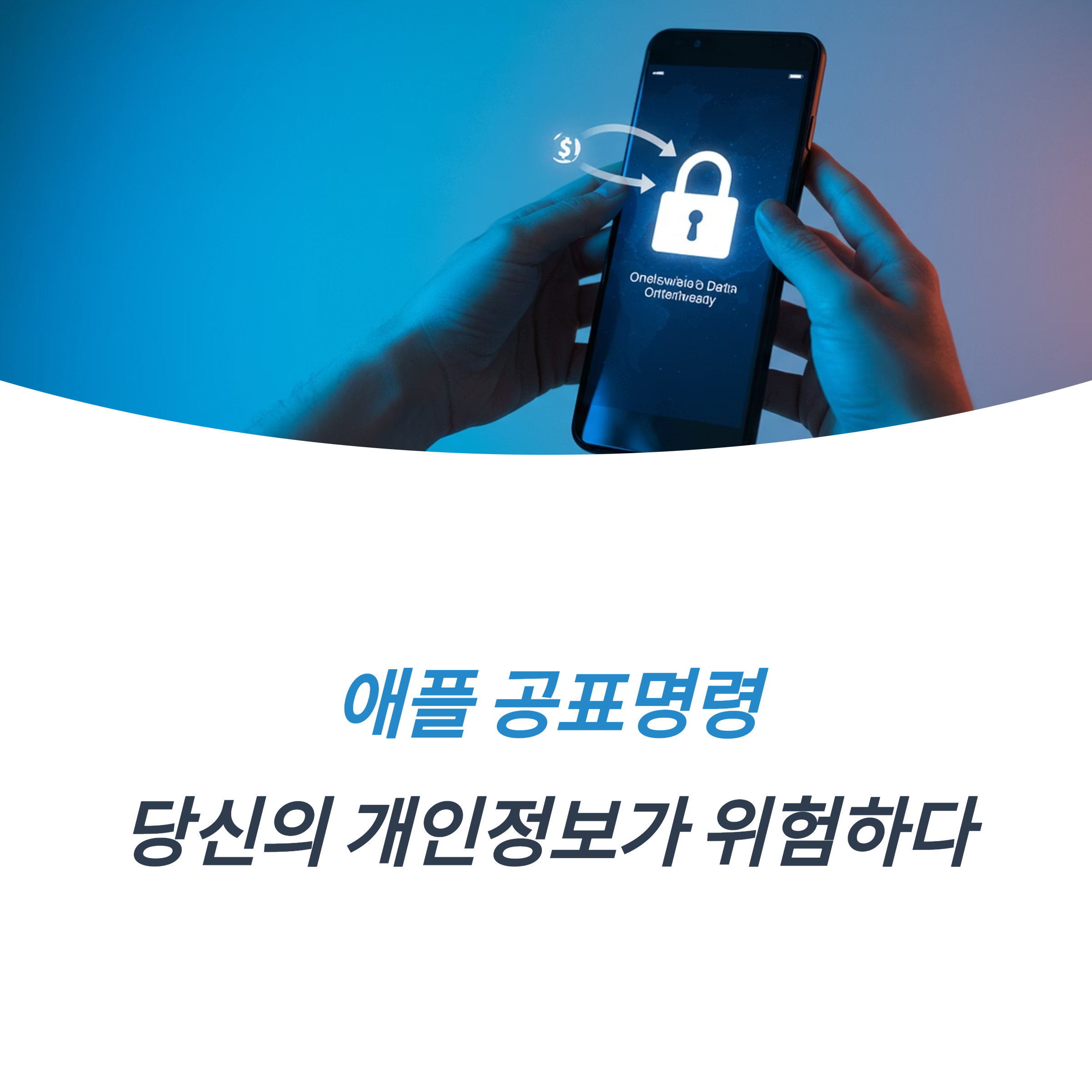 애플 공표명령 앱스토어 개인정보 해외이전 논란