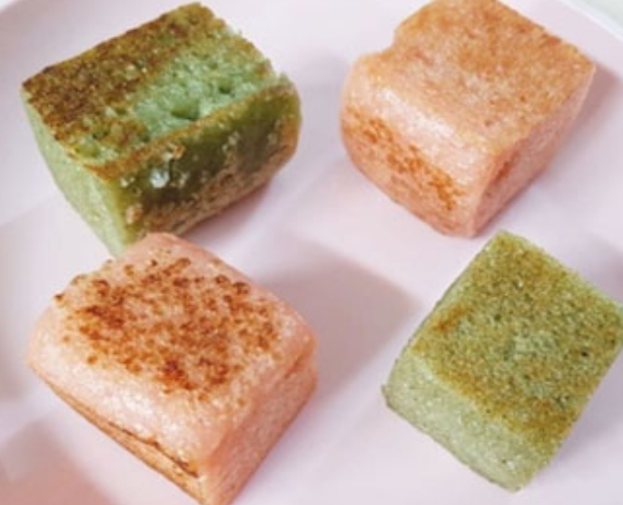 한국의 떡 종류 도토리떡-떡구이