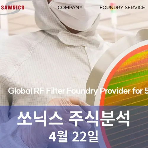 쏘닉스 주가분석 전망 투자전략 거래량축소 완만한주가상승 240430