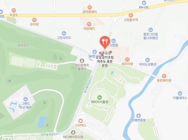 제주오성 지도