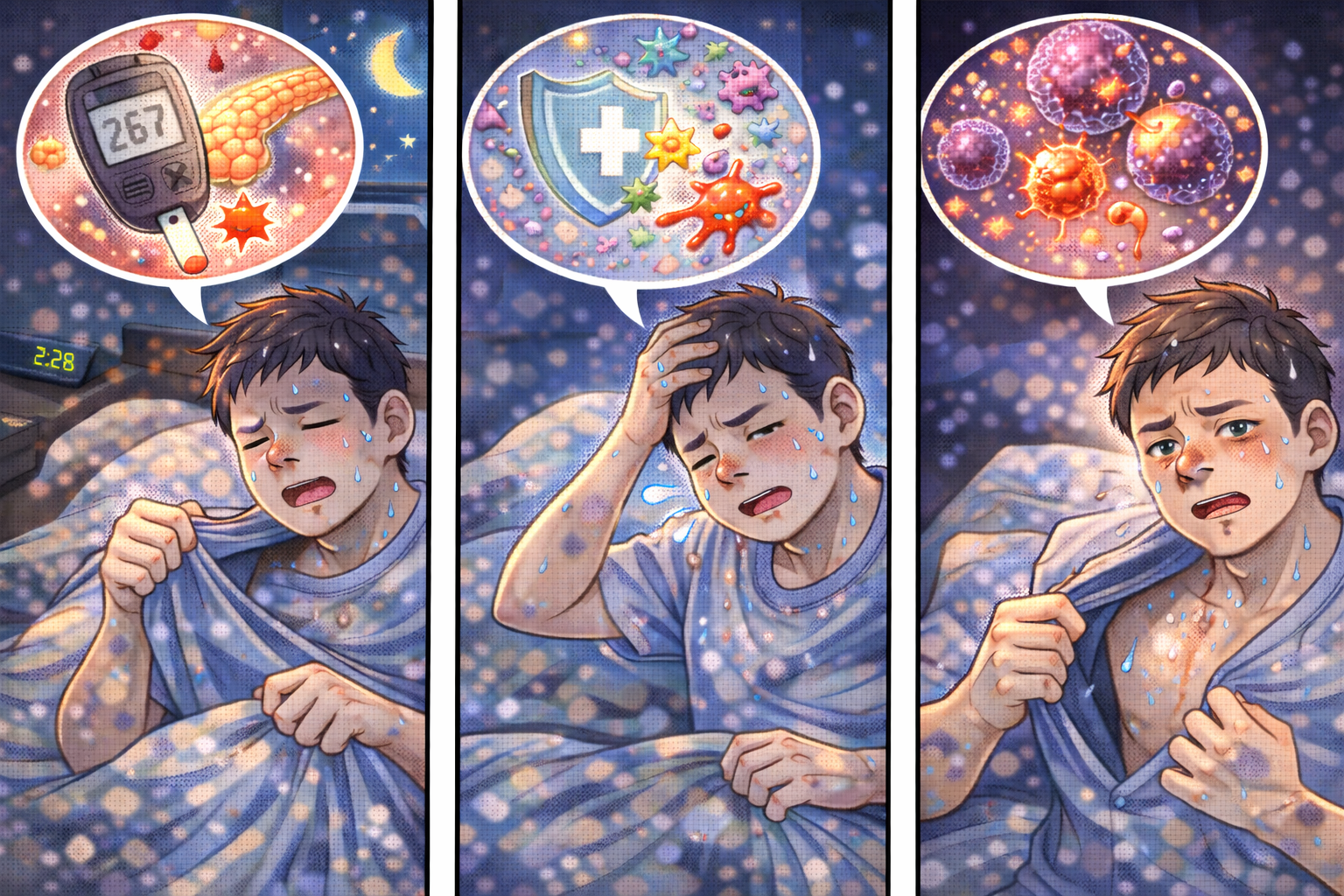 밤마다 식은땀?(최근사례,건강이슈,면역)관련 사진