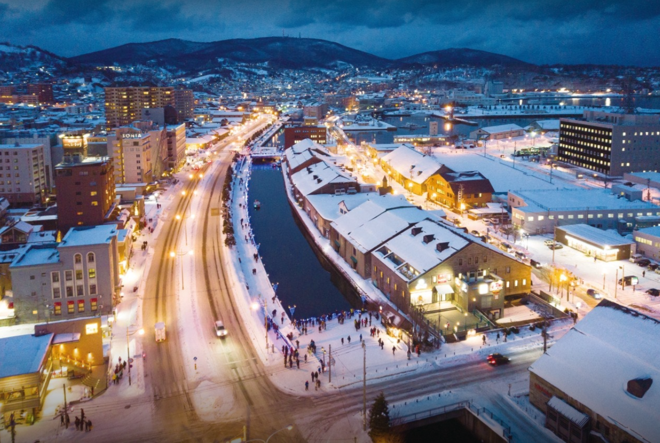 오타루-로맨틱한-겨울-풍경